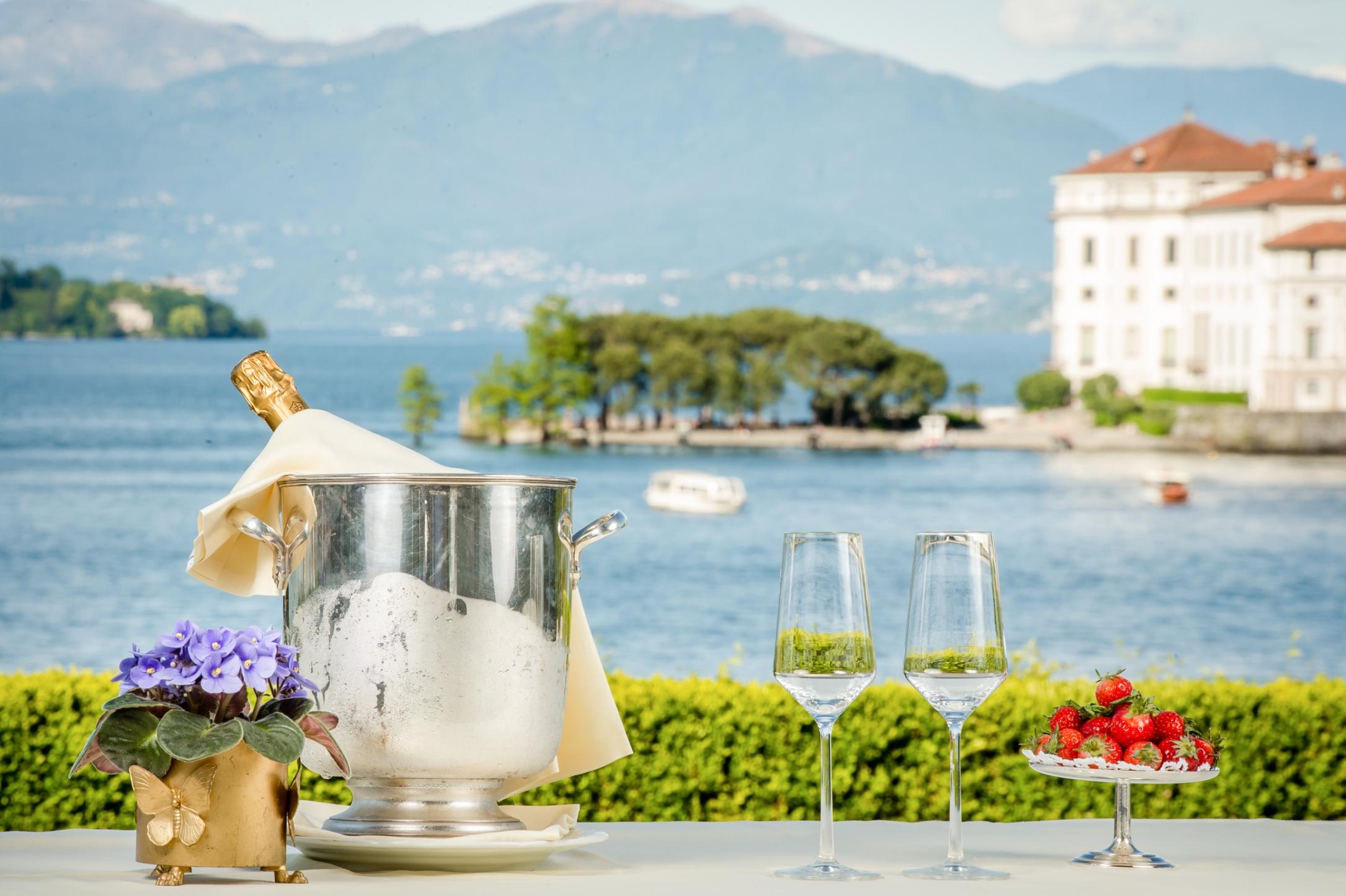 Hotel Villa E Palazzo Aminta Stresa Exteriör bild