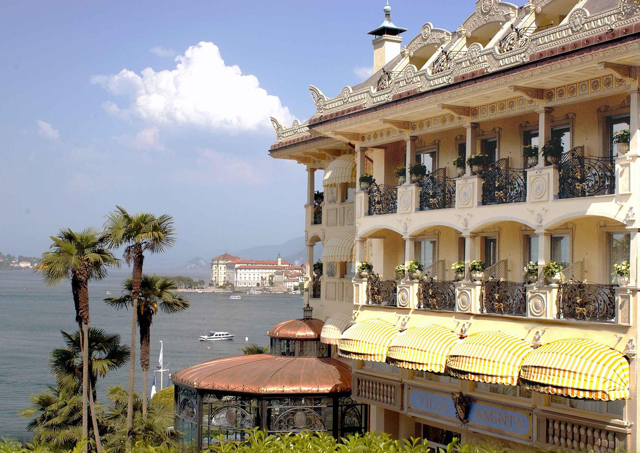 Hotel Villa E Palazzo Aminta Stresa Exteriör bild