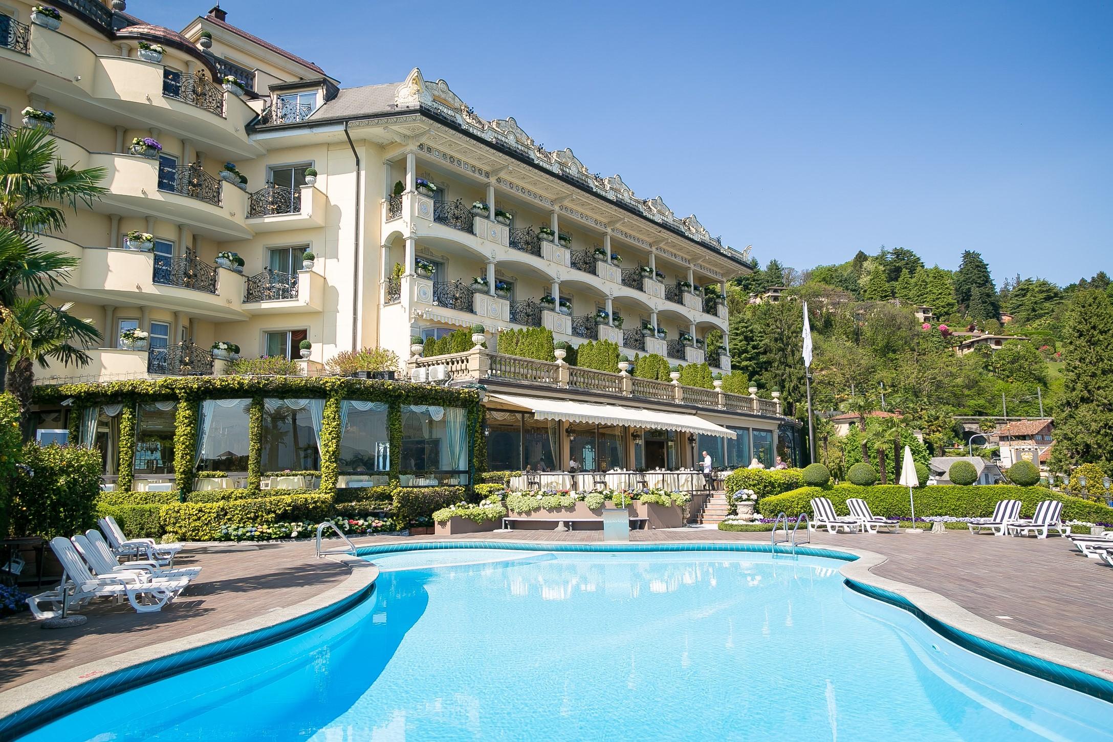 Hotel Villa E Palazzo Aminta Stresa Exteriör bild