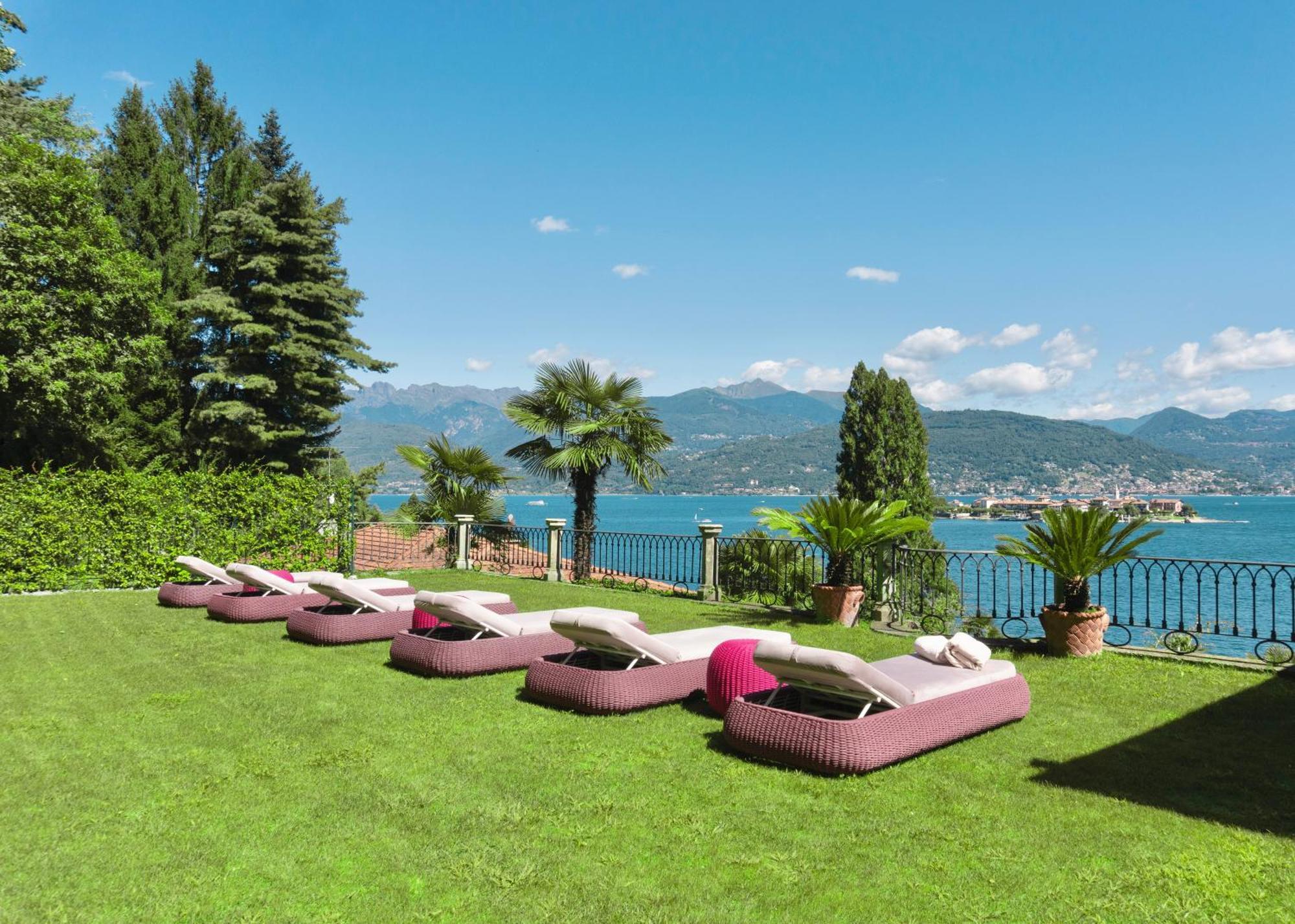 Hotel Villa E Palazzo Aminta Stresa Exteriör bild