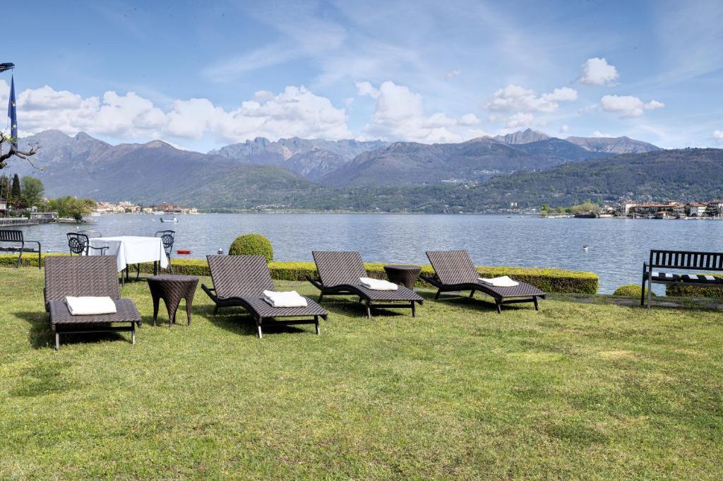 Hotel Villa E Palazzo Aminta Stresa Exteriör bild